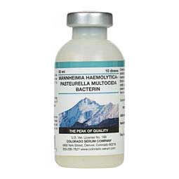 Mannheimia Haemolytica Pasteurella Multocida Bacterin Cattle, Goat & Sheep Vaccine Colorado Serum